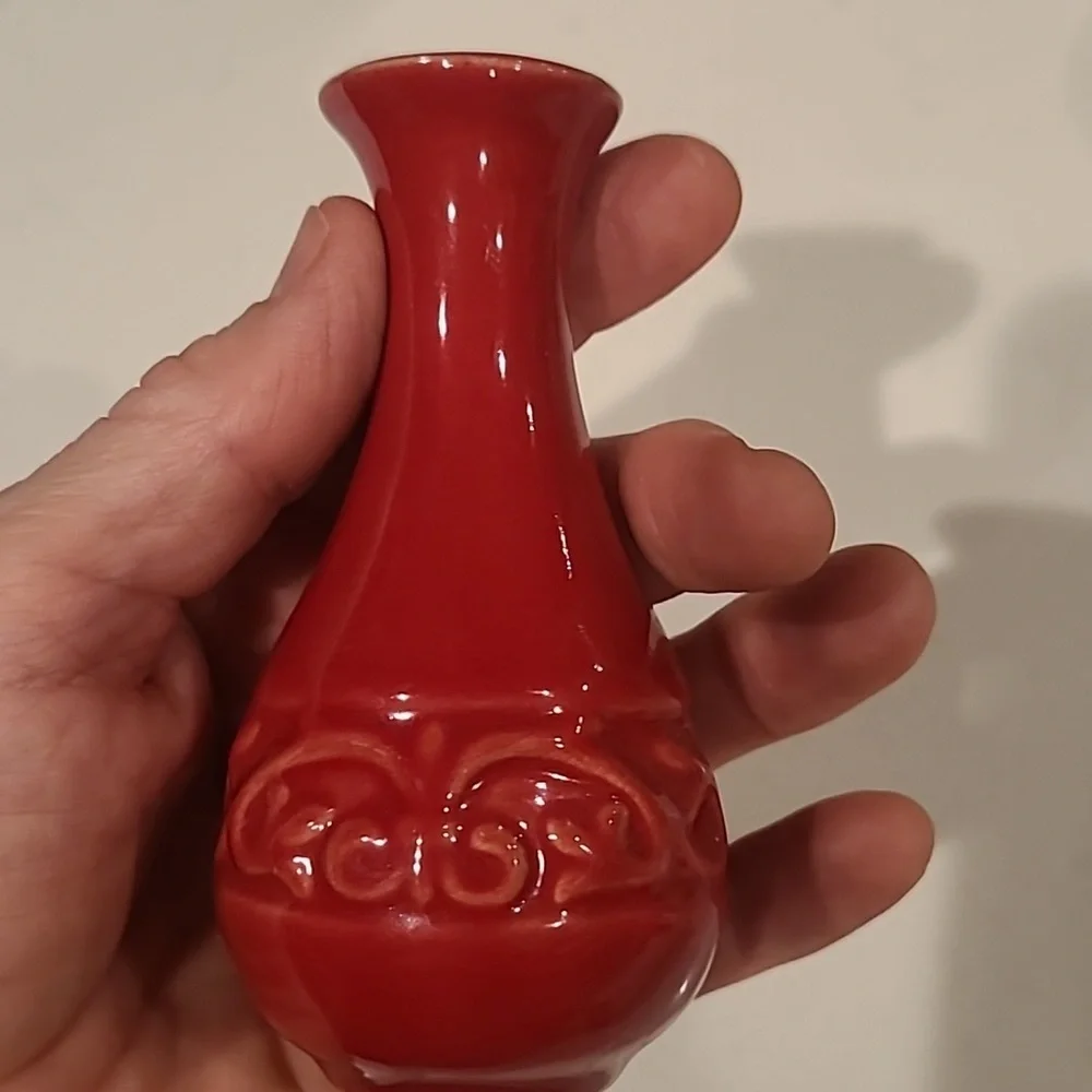 Single Mini Red Vase
